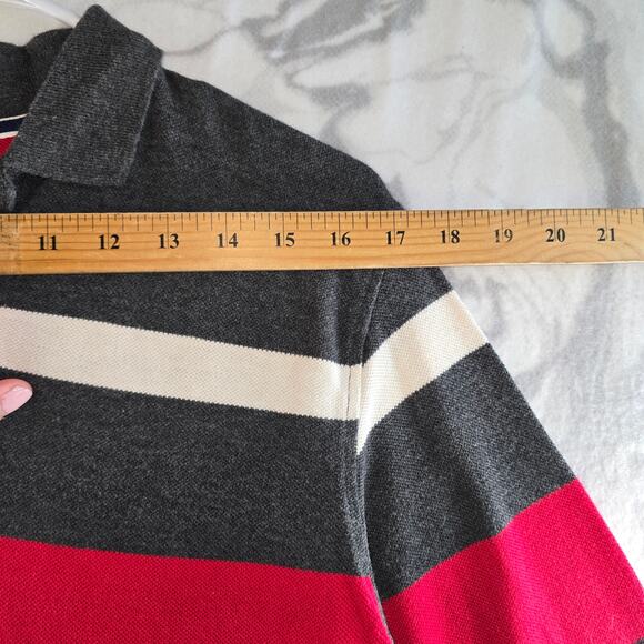 Y2K GAP Kids Striped Collared Long Sleeve Shirt Size L (10) - Picture 6 of 9